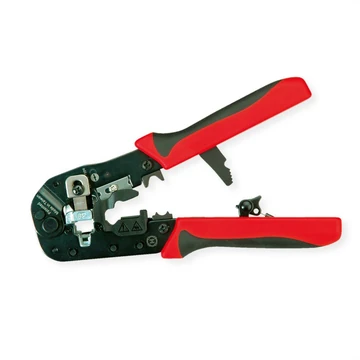 CRIMPZANGE F.8P RJ45-ST MIT SCHIRMANSCHLUSS