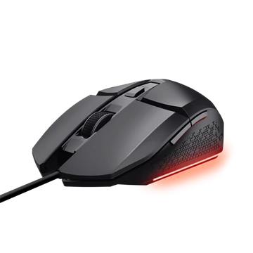 Trust Egér Gamer Vezetékes - GXT109 Felox (Optikai érzékelő; max6400DPI; 6 gomb; LED; fekete)