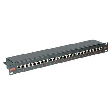 19INPATCHPANEL KAT6/KL.E24 PORTS GESCHIRMT SW