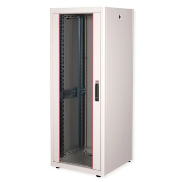 19IN NETZW.SCHRANK BASIC 32 600X600 BXT GLASTUER GRAU
