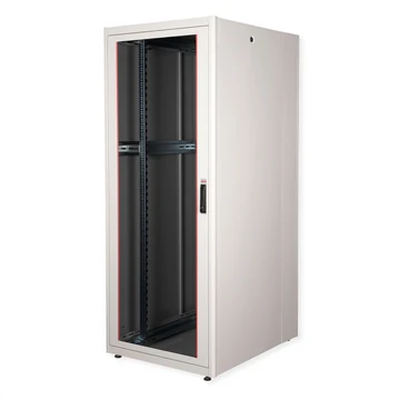 19IN NETZW.SCHRANK BASIC 42 800X1000 BXT GLASTUER GRAU