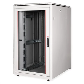 19IN NETZW.SCHRANK PRO 26 HE 800X1000 BXT GLASTUER GRAU