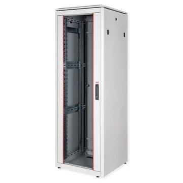 19IN NETZW.SCHRANK PRO 36 HE 600X600 BXT GLASTUER GRAU