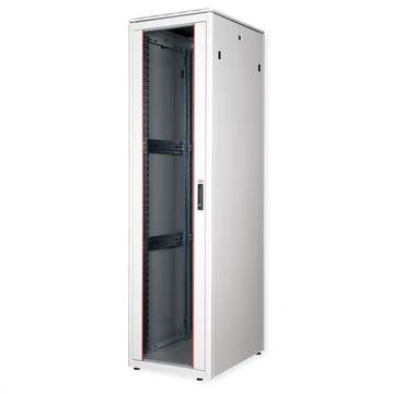 19IN NETZW.SCHRANK PRO 47 HE 600X800 BXT GLASTUER GRAU