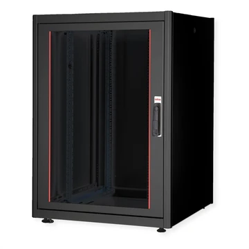 19IN NETZW.SCHRANK BASIC 22 800X800 BXT GLASTUER SW