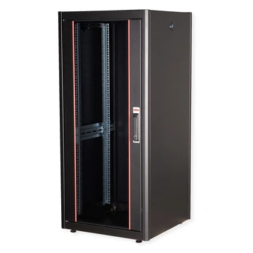 19IN NETZW.SCHRANK BASIC 26 600X600 BXT GLASTUER SW