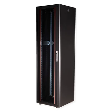 19IN NETZW.SCHRANK BASIC 42 600X600 BXT GLASTUER SW