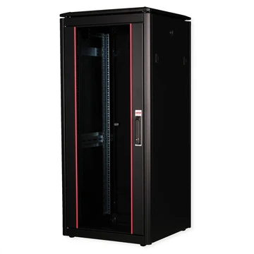 19IN NETZW.SCHRANK PRO 26 HE 600X600 BXT GLASTUER SW
