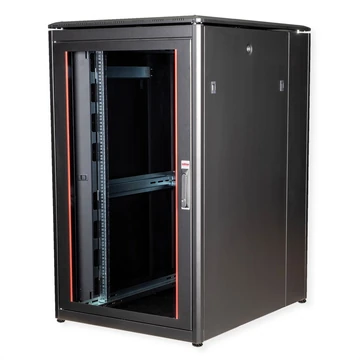 19IN NETZW.SCHRANK PRO 26 HE 800X1000 BXT GLASTUER SW