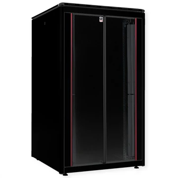 19IN NETZW.SCHRANK PRO 26 HE 800X800 BXT GLASTUER SW