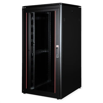 19IN NETZW.SCHRANK PRO 32 HE 800X800 BXT GLASTUER SW