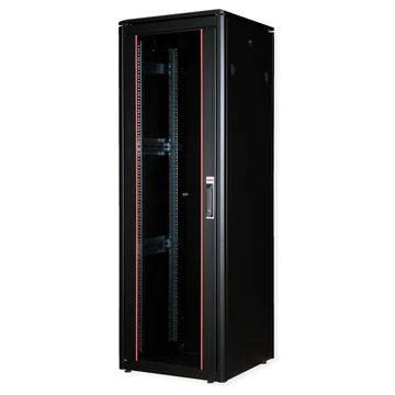 19IN NETZW.SCHRANK PRO 36 HE 600X600 BXT GLASTUER SW