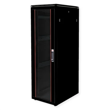 19IN NETZW.SCHRANK PRO 36 HE 600X800 BXT GLASTUER SW