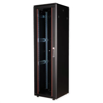 19IN NETZW.SCHRANK PRO 42 HE 600X600 BXT GLASTUER SW