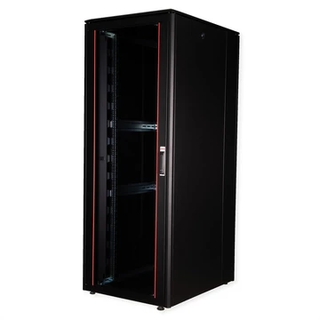19IN NETZW.SCHRANK PRO 42 HE 800X1000 BXT GLASTUER SW