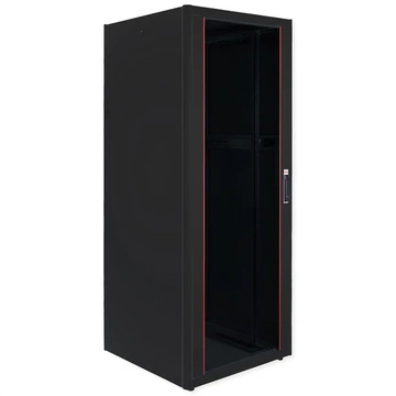 19IN NETZW.SCHRANK PRO 42 HE 800X800 BXT GLASTUER SW