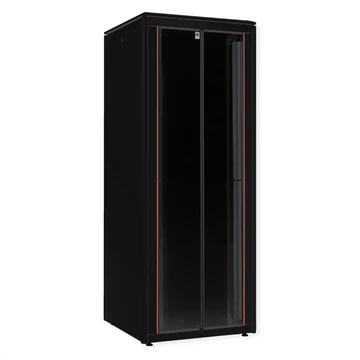 19IN NETZW.SCHRANK PRO 47 HE 800X800 BXT GLASTUER SW