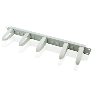 19IN CABLE GUIDE 1U 5 EYELETS GREY