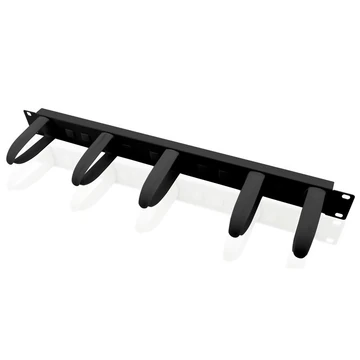 19IN CABLE GUIDE 1U 5 EYELETS BLACK