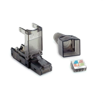 FELDKONFEKTIONIERBARER RJ45 ST KAT6A UTP