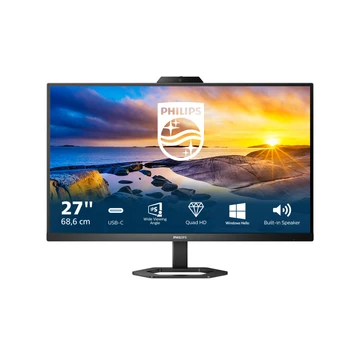 Ezt a Philips monitort távmunkához tervezték. A beépített 5MP webkamera éles képeket biztosít, a zajkioltó mikrofon pedig gondoskodik arról, hogy mások tisztán hallják Önt.