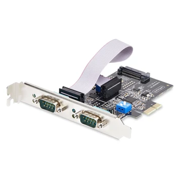 2-PORT SERIAL PCIE CARD .
