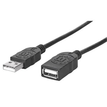 Manhattan Kábel átalakító - USB 2.0 Aktív hosszabító kábel, 1m
