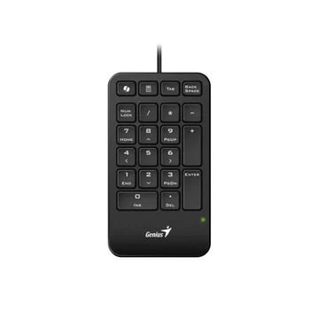 Genius Billentyűzet - Numpad 125 (Vezetékes, USB, numerikus billentyűzet, fekete)