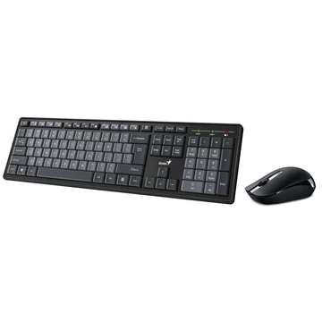 Genius KM-8200 Smart  DualColor vezeték nélküli billentyűzet + egér fekete (31340003423)