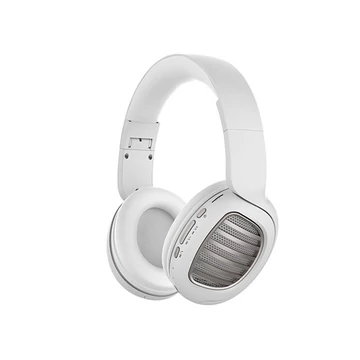 Snopy Fejhallgató Vezeték Nélküli - SN-BT55 (Bluetooth v5.0, hang.szab., micro-SD foglalat, mikrofon, fehér)
