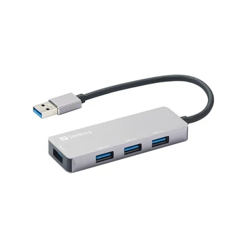 Sandberg USB Hub - USB-A Hub 1xUSB3.0 + 3x2.0 SAVER (Bemenet: USB-A, Kimenet:4x USB-A 3.0)