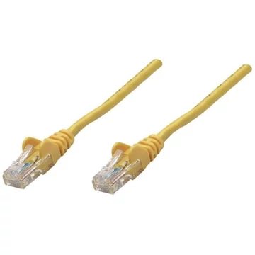 Manhattan Kábel - U / UTP Patch (RJ45 to RJ45, Cat6, 0.5m, Sárga)
