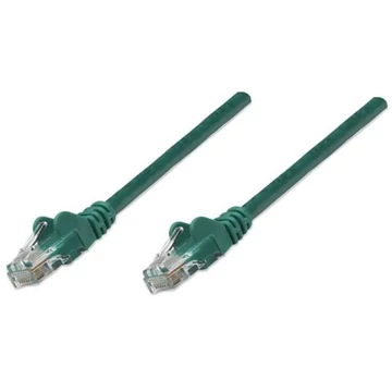 Manhattan Kábel - U / UTP Patch (RJ45 to RJ45, Cat6, 1m, Zöld)