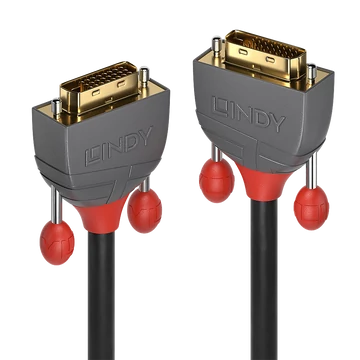 LINDY 2m DVI-D Dual Link Cable, Anthra Line