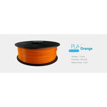 3D FILAMENT 1,75mm PLA Narancssárga /1kg-os tekercs/ Egyéb