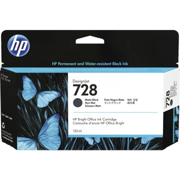 HP 3WX25A Tintapatron 130 ml kapacitás No.728 HP