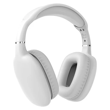 Snopy Fejhallgató Vezeték Nélküli - SN-BT43 White (Bluetooth / AUX hang.szab., mikrofon, fehér)