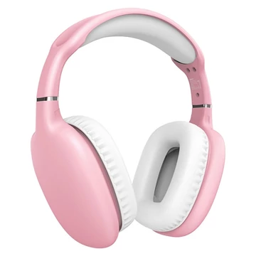 Snopy Fejhallgató Vezeték Nélküli - SN-BT43 Pink (Bluetooth / AUX hang.szab., mikrofon, rózsaszín)