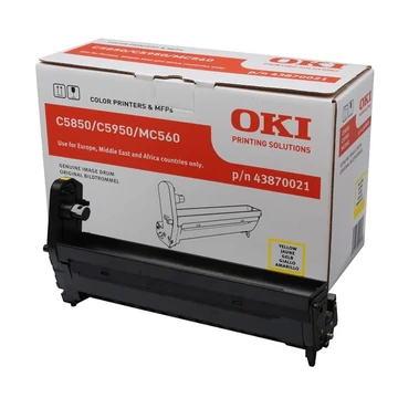 Oki C5850,5950 dobegység Sárga 20000 oldalra Oki