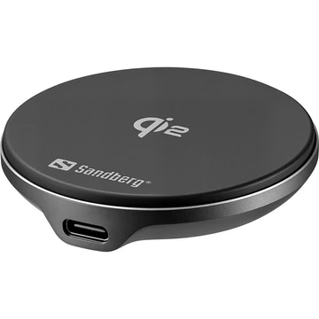 Sandberg Telefon töltő - Wireless Charger Magnet Qi2 15W