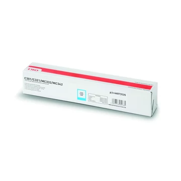 Oki C301/C321 Toner Cián 1500 oldalra Oki