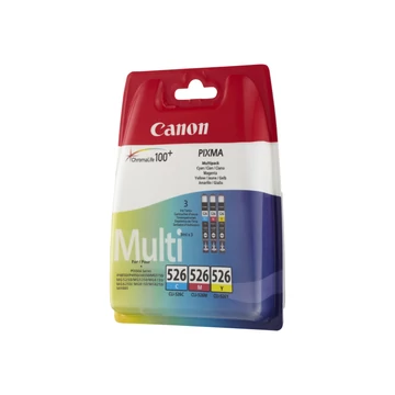 CANON CLI-526 C/M/Y ink cartridge cyan magenta and yellow standard capacity 3x9ml combo-pack