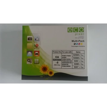 Utángyártott CANON CLI-526 Multipack BKCMY 5db-os  ECOPIXEL Ecopixel