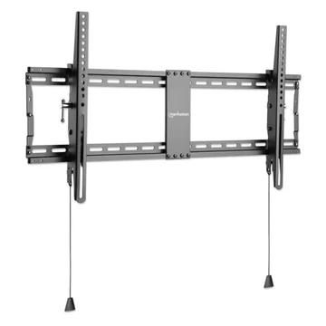 Manhattan TV állvány - Fali dönthető ultravékony TV állvány Fekete (max.VESA:800x400)(43"-100"-ig) 70kg teherbírás