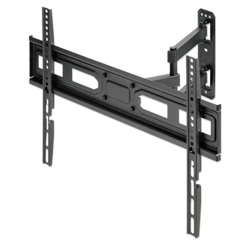 Manhattan TV állvány - Fali, dönthető, forgatható, TV állvány Fekete (max.VESA:600x400)(37"-70"-ig) 35 kg