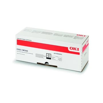 Oki C332/MC363 High Toner Black 3500 oldalra Oki