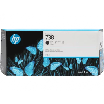 HP 498N8A Patron Black 300ml No.738 HP