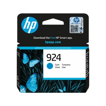 HP 4K0U3NE Tintapatron Cyan 400 oldal kapacitás No.924 HP