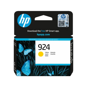 HP 4K0U5NE Tintapatron Yellow 400 oldal kapacitás No.924 HP