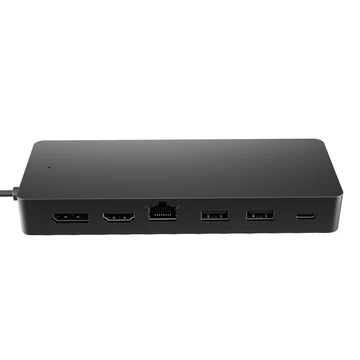 Egy mindenre képes elosztó<br>Fedezzen fel új lehetőségeket a HP Universal USB-C többportos elosztóval, amely már bármilyen, USB-C<sup>[1]</sup>-kompatibilis számítógépet támogat. 7 port, 1 táp- és adatátviteli kábel, valamint számos per